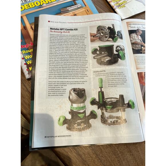 Woodsmith, Popular Woodworking Magazine Lot of (3) Wood Working Tradesman - Picture 5 of 6